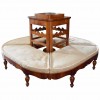 Walnut and Walnut Veneer Borne, Interior Table