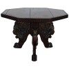 Octagonal Walnut Center Table 