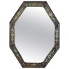 Reverse Etched Glass Octagonal Mirror