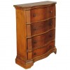Walnut 4-Drawer Commodino
