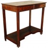 Mahogany and Leather Console