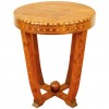 Side Table with Inlaid Details