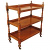 3-Level Walnut Etagere