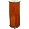 Walnut Octagonal Pedestal Credenza