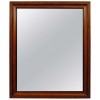 Walnut Mirror with Ebonized and Inlaid Detail