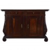 Carved Walnut Credenza