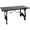 Macassar Ebony and Ebonized Walnut Center Table