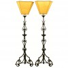 Pair of Wrought Iron Floor Lamps