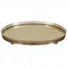 Silver Plated and Mirrored Plateau