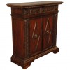 2-Door, 2-Drawer Carved Walnut Credenza