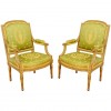 Pair of Giltwood Fauteuils