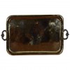 Large Brass and Bronze Handled Serving Tray