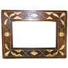 Walnut and Ivory Inlaid Frame