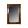 Walnut Veneer and Giltwood Mirror