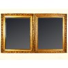 Pair of Giltwood and Gilt-Gesso Convex Frames