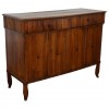 Walnut Credenza with Fluted Carving