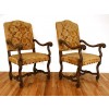 Pair of Walnut Armchairs