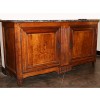 Walnut and Marble Credenza