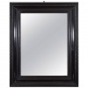 Carved and Ebonized Walnut Mirror
