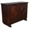 Larchwood 2-Door Credenza with Raised Lozenge Panels