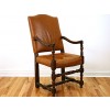 Walnut and Leather Chair