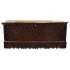 Carved Walnut Coffer