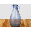 Blue Hand-Blown Glass Vase