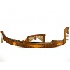 Miniature Gondola in Mixed Woods and Fabrics