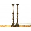 Pair of Bronze Torcheres