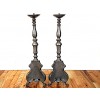 Pair of Pewter Sticks