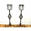 Wrought Iron Andirons