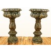 Pair of Marble Urns of Fonts
