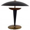 Brass and Painted Metal Table Lamp