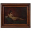 Oil on Canvas, Reclining Nude in Profile