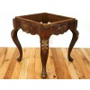 Walnut and Giltwood Bench