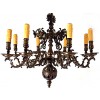 8-Light Bronze Chandelier