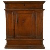 Walnut 1-Door Hinged Top Piccolo Credenza