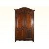 Provincial Walnut 2-Door Armoire