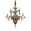 Gilt Brass Chandelier