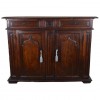 Carved Walnut Credenza