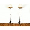 Pair of Wrought Iron Floor Lamps
