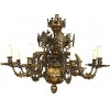 8-Light Bronze Chandelier
