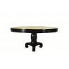 Monumental Pearwood and Ebonized Pearwood Center or Dining Table