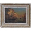 Oil on Panel, Signed H. Henri, Venetian Canal Scene