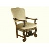 Walnut Carved Parade Chair