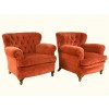 Pair of Upholstered Bergeres