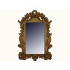 Carved Giltwood, Gesso, and Painted Mirror