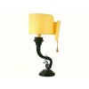 Elaborately Wrought Iron Fragment Table Lamp