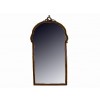 Carved Walnut and Gilt Trimmed Mirror