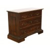Walnut 3-Drawer Commode